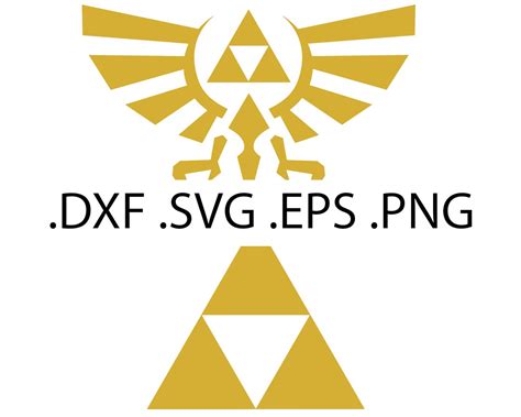 Triforce And Hylian Crest Package Legend Of Zelda Fan Art Digital