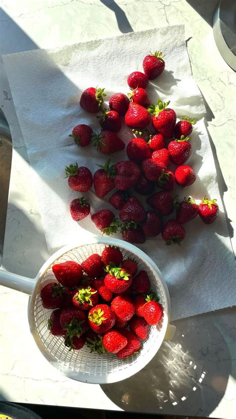 Fresh Strawberries in a Bowl