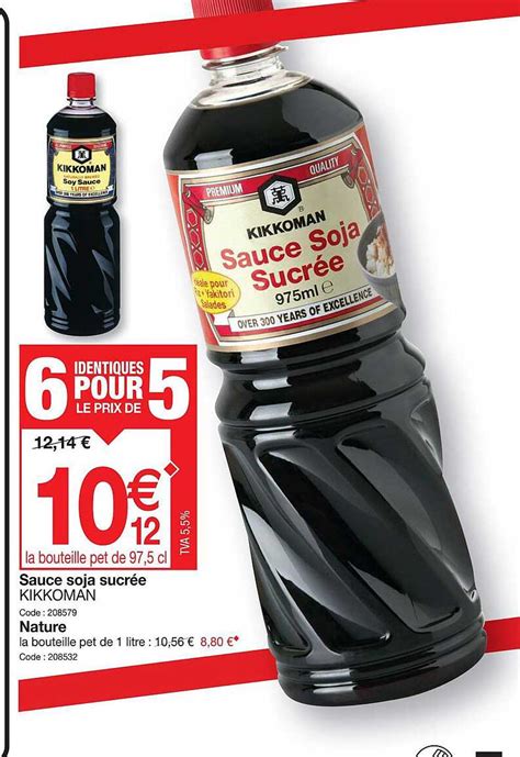 Promo Sauce Soja Sucrée Kikkoman chez Promocash iCatalogue fr