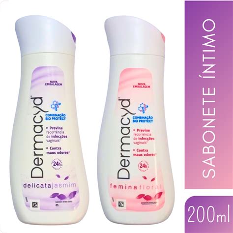 Sabonete Íntimo Feminino Qual O Melhor - Sabonete Intimo Feminino Dermacyd Liquido Kit Fragrâncias Femina e ...
