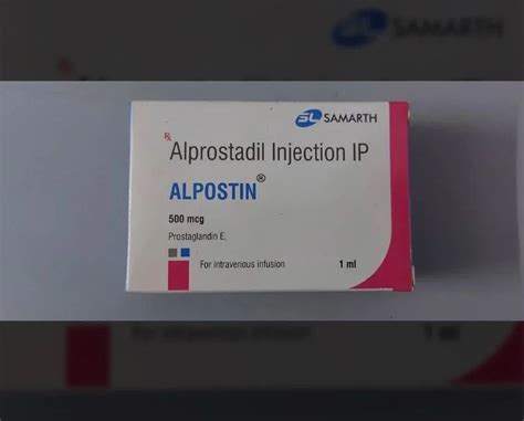 Alpostin Alprostadil Injection Worldwide Fast Delivery At Rs Vial