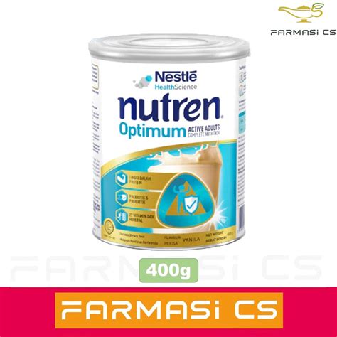 Nestle Nutren Optimum Active Adults Complete Nutrition 400g EXP 09 2025