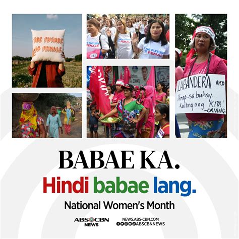 Abs Cbn News On Twitter Saludo Kami Sa Mga Kababaihang Iniaalay Ang