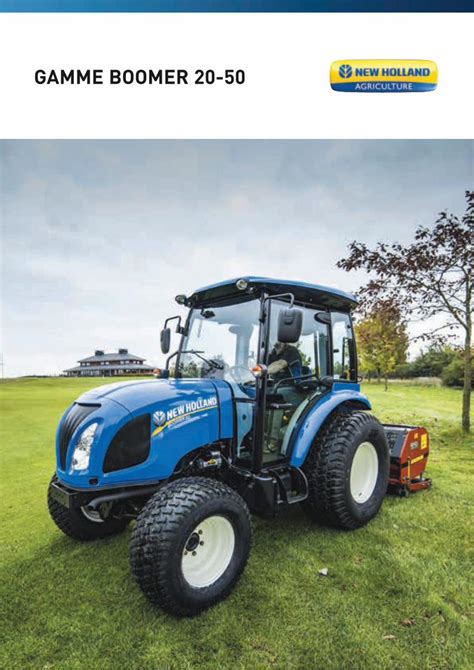 Pdf Gamme Boomer 20 50 · Les Tracteurs De La Gamme New Holland Boomer