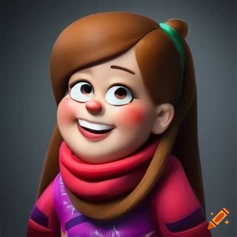 High Resolution Super Detailed Portrait Of Mabel Pines On Craiyon