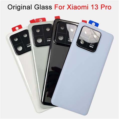 Xiaomi Mi 適用於小米 Mi 13 Pro 玻璃蓋後蓋的原裝電池外殼 Mi13 Pro 更換相機框架鏡頭 膠 蝦皮購物