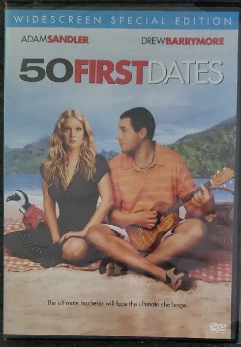 50 First Dates Dvd 2004 Special Edition Widescreen Adam Sandler Drew