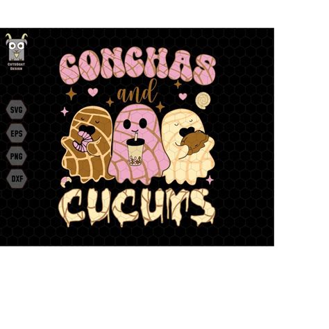 Conchas And Cucuys Svg Mexican Ghost Svg Spooky Conchas Sv Inspire