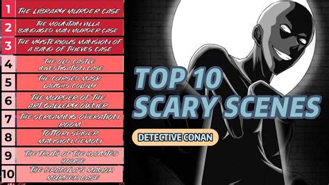 Top 10 Scary Scenes In Detective Conan Youtube