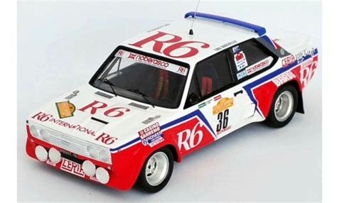 Modellino In Miniatura Fiat 131 1 43 Trofeu Abarth No 36 R6 Rallye WM