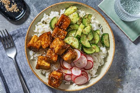 Teriyaki Tofu Rice Bowl Recipe Hellofresh