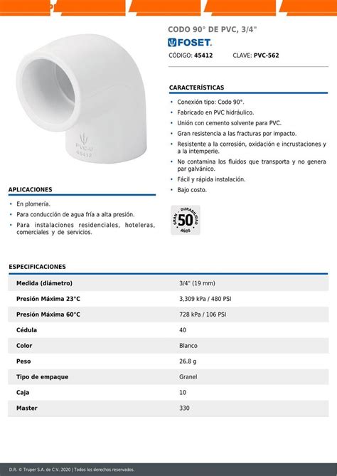 Codo Pvc Mercado Libre