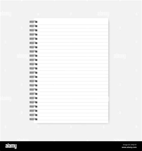 A4 Lined Paper Black And White Stock Photos Images Alamy