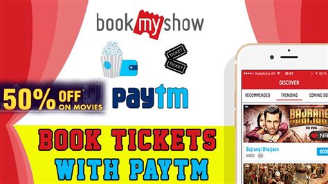 How To Book Movie Ticket Online Using Bookmyshow With Paytm Upi App