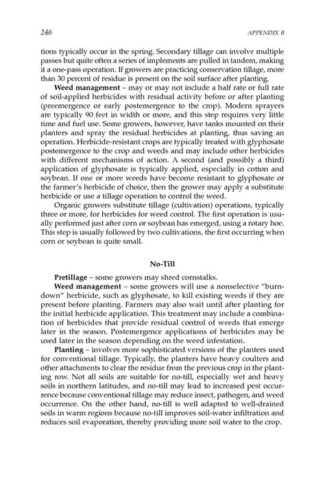 Appendix B Tillage Systems The Impact Of Genetically Engineered Crops On Farm Sustainability