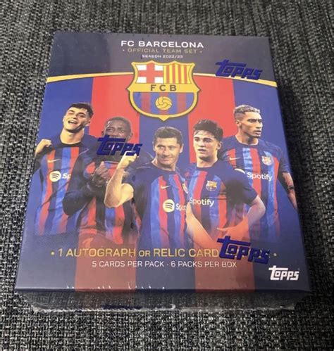 お洒落 1box TOPPS CHROME TEAM SET FC BARCELONA blog knak jp