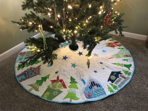 Christmas Tree Skirt Kit With Material Sewing