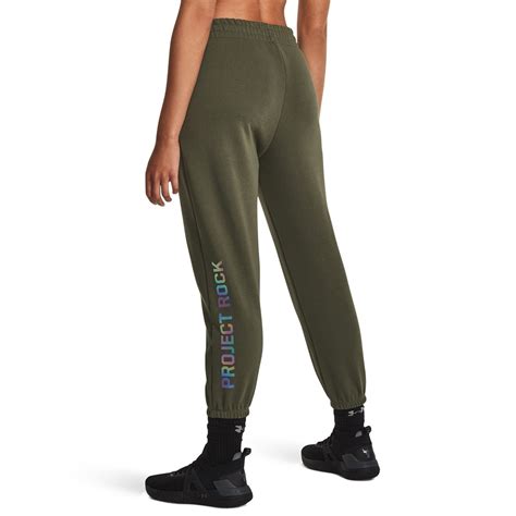 Under Armour Armour Pjt Rock Hw Terry Pnt Joggers Womens Green