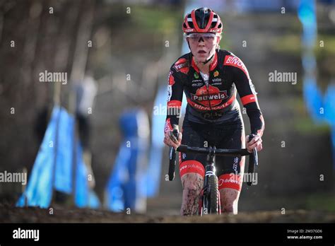 Dutch Fem Van Empel Pictured In Action During The Women S Elite Race Of