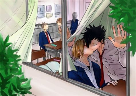 Haikyuu Tetsurou Kuroo X Kenma Kozume Kuroken Kuroken Haikyuu