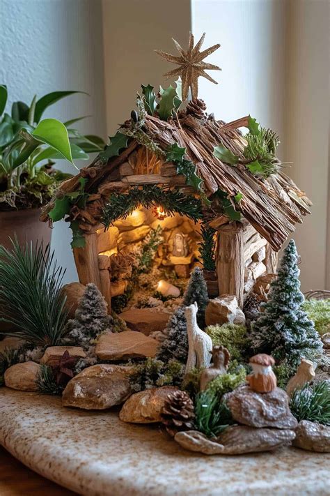 33 Magical Christmas Crib Ideas For A Beautiful Nativity Scene At Home