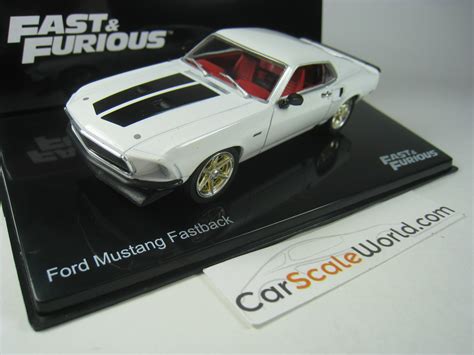 Ford Mustang Fastback Fast And Furious Ixo Altaya White