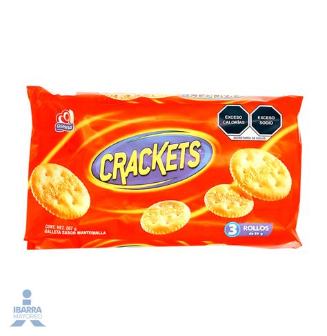 Galletas Gamesa Crackets G Ibarra Mayoreo