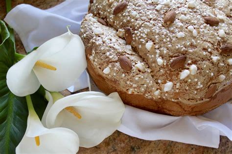 Traditional Italian Dove Bread For Easter Colomba Di Pasqua