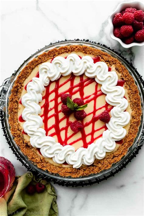 Easy Cheesecake Pie Recipe And Video Sally S Baking Addiction