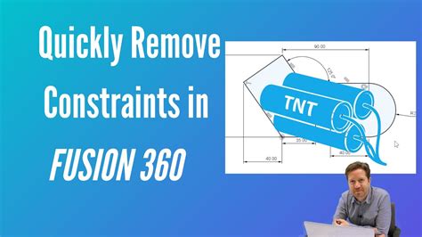 The Trick To Removing Sketch Constraints In Fusion 360 Youtube