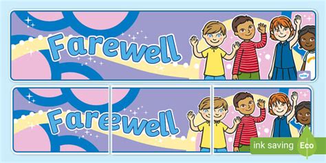 Farewell Display Banner Twinkl Ks1 Lehrer Gemacht