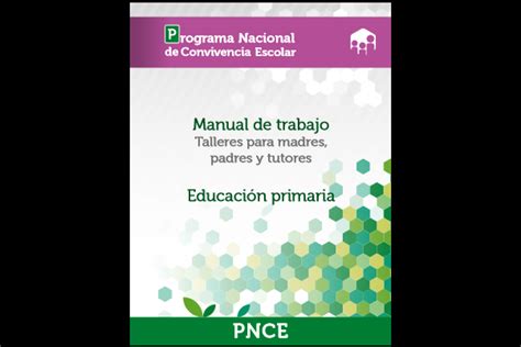 Manual De Trabajo Talleres Para Madres Padres Y Tutores Texto