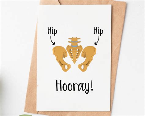 Funny Get Well Soon Card Hip Replacement Surgery Card Etsy