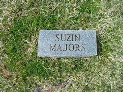 Suzin Majors Find A Grave Memorial