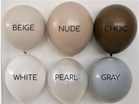 Matte Balloons Matte Nude Balloons Chalk Balloons Nude Etsy