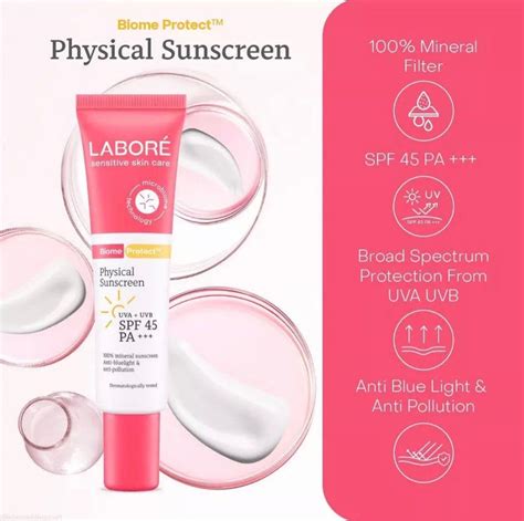 Labore Sensitive Skin Care Biome Protect Physical Sunscreen Spf Pa