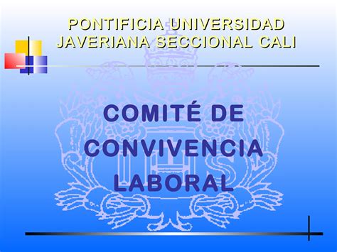 Comite De Convivencialaboral Ppt