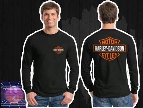 Kaos Baju Lengan Panjang Harley Davidson Real Pict Big Size Jumbo