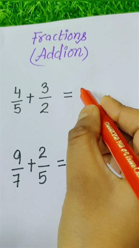 Addition of fractions – Artofit