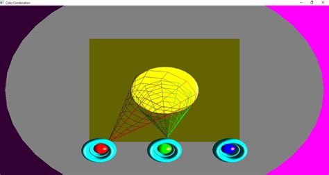 Color Combination Computer Graphics Project Using Opengl