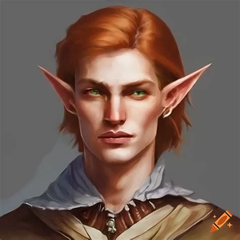 Young Druid Elf Man With Braided Hair And Elf Ears On Craiyon