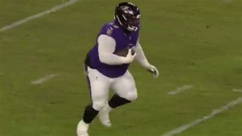355 Pound Ravens Dt Had Awesome Quote About His Interception