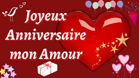 Joyeux Anniversaire Message Amour