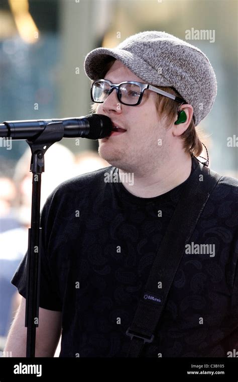 Patrick Stump Of Fall Out Boy Performing On The Today Show At Studio