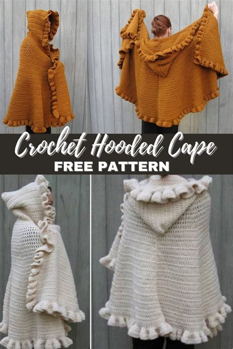 Hooded Cape Crochet Pattern Free The Whoot Crochet Hood Crochet Cardigan Pattern Crochet