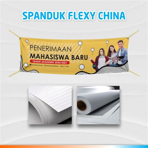 Jual CETAK SPANDUK FLEXI SPANDUK BAHAN FLEXI 280 GSM Shopee Indonesia