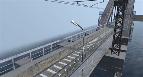 Ponte Ferrovi Ria Modelo D Obj Max Fbx Ds Free D