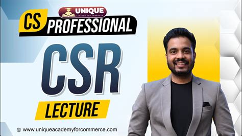 Cs Professional New Syllabus June Elective Csr Demo Lecture Cs