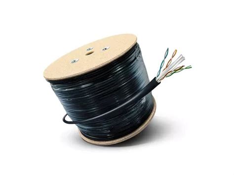 Bobina Cable Red Utp Exterior Cat6 Rollo 305mts Doble Vaina