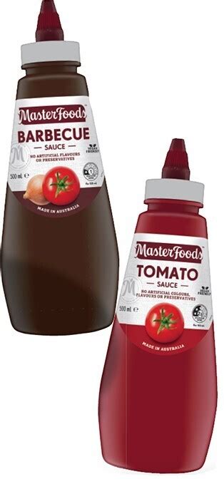 Masterfoods Tomato Or Barbecue Sauce Ml Selected Varieties Offer